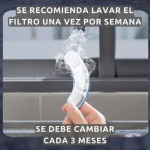 Cada cuanto se debe lavar el filtro fuente de agua
