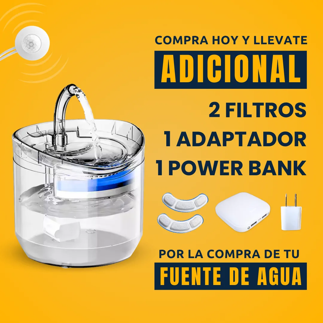 compra fuente con sensor para gatos y perros y lleva adicional